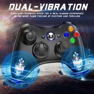 ゲームコントローラージョイスティック2.4Gワイヤレス/USB有線ゲームコントローラーXbox 360ホストコンソールJoypad for Microsoft PC Windows 7 8 10 GamePad HKD230831