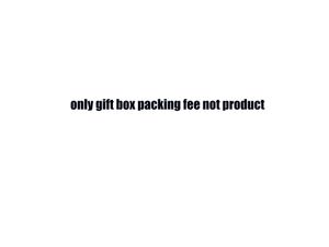 belt designer gift box packing fee not product