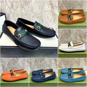 Horsit Loafer Lüks Tasarımcı Sıradan Jordaan Loafer Moda Klasik Yüksek Kaliteli Erkekler Nefes Alabilir Timsah Loafers Partisi Açık Hava Doudou Ayakkabı Boyutu 38-45