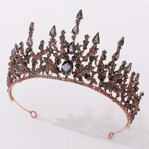 Haarspangen Brautkrone Tiara Prinzessin Strass Hochzeitsaccessoires Hochwertige Tiaras und Kronen