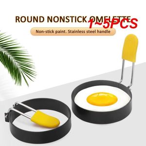 Äggverktyg 1 ~ 5st rostfritt stål stekt ägg shaper nonstick omelette pannkakestillverkare stekt ägg mögel ägg spis kök tillbehör gadget 230831