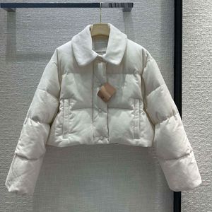 2023 Kadın Kış Paltosu Ekmek Ceket Sonbahar ve Kış Yeni Ürün Mizaç Bebek Yaka Ayarlanabilir Drawstring Alt Kem Palto Kadınlar