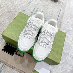 Designer Shoes Low-top Basket Sneakers Women Men Casual Calfskin Leather Rubber Interlocking G Platform Brightly Reflective Sports Shoes Platform Trainers