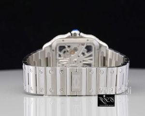 Custom Dign VVS Diamond Skeleton Bezel Set Moissanite Bust Down Watch Handmade Hip Hop Jewelryxerzu4ach4lp