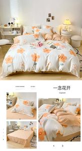 Bedding sets Grey Quilt Cover Bow Lace Girl Cover Bed Skirt Linens cases Luxury Bedding Set For Girls Woman Deco