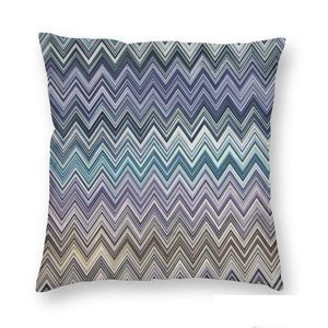 Coussin / oreiller décoratif Coussin de Bohème Er Imprimer Zigzag Mticolor Cas de plancher pour voiture Taie d'oreiller personnalisée Décoration de la maison Canapé C Drop D DHBSV