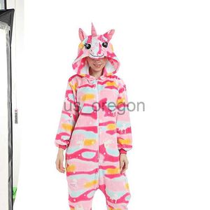 Hemkläder Färgstark himmelhäst Explosion Unicorn Cartoon Conymed Pyjamas Animal Performance Clothes Manufacturer Direktförsäljning X0902