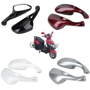 Espelhos da motocicleta motocicleta scooter espelho retrovisor para haojue suzuki an125 um 125cc hj125t7 hj125t8 peças de reposição x0901