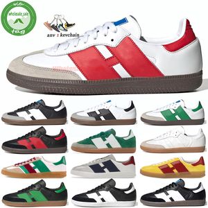 Designer Vegan Casual Shoes Men Somen Shoe White Gum Collegiate Green Team Black Real Red Outdoor Sneakers Sporttränare Storlek 36-45