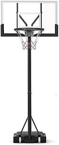 Balls Basketball Hoop Goal System Outdoor Indoor Court 7510 ft höjd justerbar 44in backboard för YouthAgskids 230831