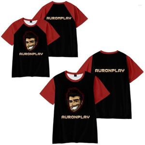 Мужские рубашки T Auronplay Merch 3D Print Рубашка женщины Мужские