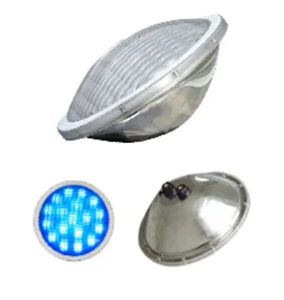 25W AC/DC 12V IP68 Wasserdichte LED-Schwimmbadleuchte RGB Edelstahl Hochleistungs-Unterwasser-LED-Par56-Spot-Lampe LL