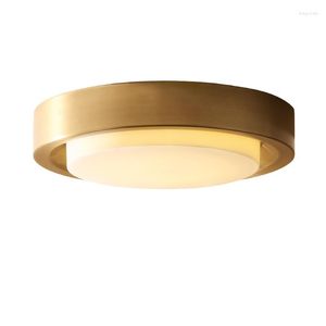 Ceiling Lights Arrival Vintage Full Copper Gold Luxury Foyer Bedroom Dining Room 3000K / 6000K LED Mounted Lamp