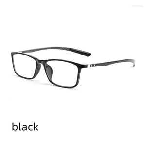 Sonnenbrille Rahmen 53mm Rechteckige Ultraleicht TR Business Männer Gläser Rezept Brillen Frauen Mode Vollrand Brillen H0017