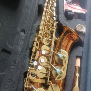 Professionell X3 E-platt altsaxofoninstrument, franskt hantverkstillverkning Performance Grade Jazz Instrument med tillbehör