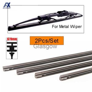 مناطق الزجاج الأمامي ، إدراج Auto Insert Rubber Strip Blade شفرة إعادة ملء الاستبدال العالمي Soft 6mm 8mm 14 