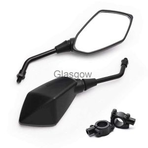 Motorcycle Mirrors Universal Motorcycle Convex Rear View Mirror 10mm Bolt Electrombile ATV Back Side mirror for Cruiser Suzuki Honda Victory etc x0901