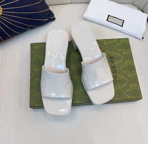 Sandals Designer Женские бренды Slippers против Slip Soft Sole Fashion New G Series High Heels Jelly Женская обувь 2023