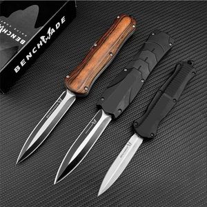 Benchmade A016 Infidel knives 3300/3310/3320 D2 Steel Machined Automatic Pocket Tactical gear Survival knife with sheath BM42 A017 C07 A019 EDC Tools