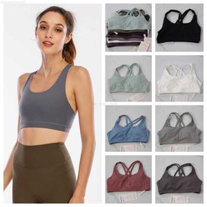 Lu Reggiseno da yoga sportivo da donna Canotta sexy Canottiera da yoga attillata con imbottitura sul petto No burroso Morbido fitness atletico Vestire abbigliamento sportivo personalizzato