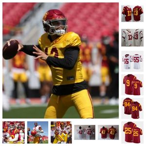 2023 USC Trojans Football Jersey 66 gino Quinones 78 Эндрю Майлк 13 Мейсон Кобб 56 Андрес Дьюерк 99 Джек Салливан 31 Тайрон Талени 16 Тахдж Вашингтон 92 Kyon Barrs