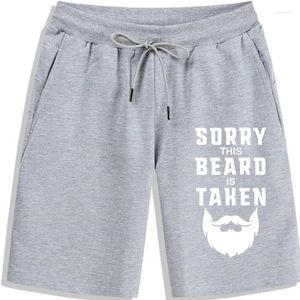 Men's Shorts Mens Sorry This Beard Is Taken Funny Valentines Day For Him Designer Cotton & Gift