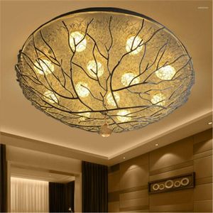 Lampki sufitowe Art Deco Kreatywna lampa gniazdowa ptaków dla dzieci Kuchnia Kuchnia Luksusowe schody salonu LED LED LIGHTURE