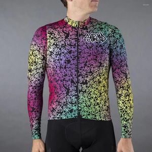 Racing Jackets 2023 Elielcycling Spring Summer And Autumn Men's Cycling Clothes Highway Mountain Bike Long-sleeved Top Equipment