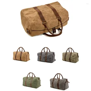 Duffel Bags Sports Fitness Bag Men's Shoulder Portable Training Dry Wet Separation Stor kapacitet Canvas Bagage Travel