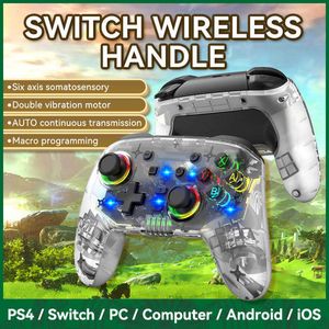 Gamecontroller Joysticks Wireless Bluetooth Gamecontroller Android iOS Mobiltelefon Universal PC Computer Makroprogrammierung Automatischer Burst HKD230831