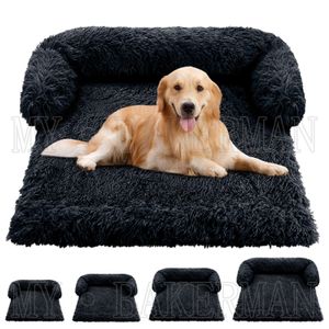 kennels pens Large Dogs Sofa Bed Pet Dog Bed Sofa For Dog Pet Calming Bed Warm Nest Washable Soft Furniture Protector Mat Cat Blanket 230831