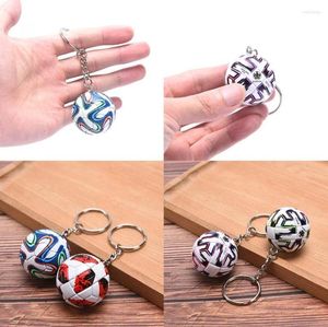 Keychains Football Key Chain Pendant Souvenir Fan Liten presentpåse Ball School Activity Diy Keychain Accessories