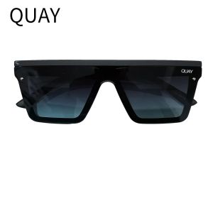 Quay New Large Frame Men's Sunglasses Integrated Windshields Cycling Women's Sun Glases Gradual Sunshade Glasses