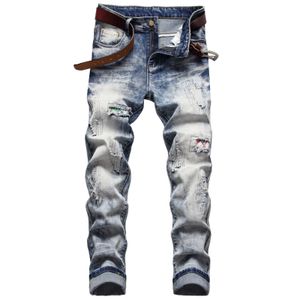 Jeans da uomo Uomo Colorato Skinny Elastico Slim Dritto Biker Maschio Denim Casual Pantaloni di cotone Vaqueros Hombre Plus Size 42 230831