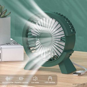 Elektrik Fanları 2023 Mini Masaüstü Fan Taşınabilir USB Elektrik Fan Ev Yatak Odası Sessizlik Küçük Hayranlar Öğrenci Yurt DC Masa Hava Soğutucu Fan R230901