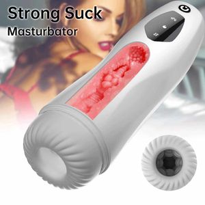 Pocket Pussy Sex Toy Male Masturbator Cup Sex Robot Sucking Blowjob Masturbation For Man Penis Sucker Vibrator Sex Toy for Adult