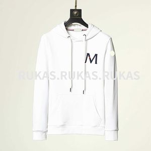 Modischer, luxuriöser Designer-Herren-Kapuzenpullover, französische Marke, Damen-Sweatshirt, luxuriös bestickter Herren-Kapuzenpullover, Schwarz und Weiß, Rot, Größe M-3XL, Windjacke