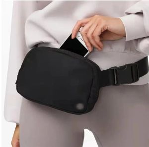 Ll lüks lu fanny paketi her yerde kemer çanta tasarımcısı çantalar göğüs yoga çanta bumbag nylon bayanlar açık polar omuz crossbody bel çantaları marka logosu el çantası