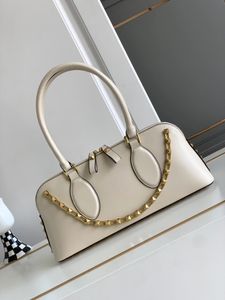 2023 nuovo modello 9869 ultima passerella moda borsa rivetto portatile borsa a catena borsa dal design impreziosito borsa a tracolla in vera pelle all-match borsa ascellare di lusso