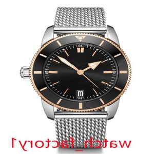 Новые мужские роскошные часы 44 -мм качественные стальные часы работают механизм/кварцевый CMNX Полное автоматическое движение B20 WA Belt Watch Gold Utgko