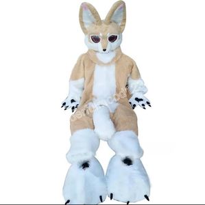 Halloween novo negócio personalizado husky cão raposa mascote trajes dos desenhos animados mascote de halloween para adultos