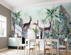 Wallpapers personalizado papel de parede estilo nórdico quarto sala de estar qualquer mural de parede para paredes 3 d