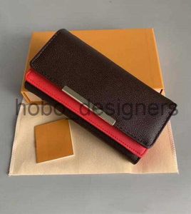 Pengarklämmor Hot Sell Women Red Bottoms Lady Long Wallet Hasp Designer Coin Purse Card Holder Classic Pocketd With Original Box Dust Bag X0902