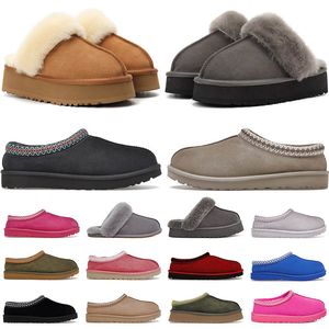 2023 womens Australia Women Boot Ultra Mini Platform Boots Fur Slippers Designer Tasman Shearling Slipper Suede Wool Winter Snow Booties Size 36-45