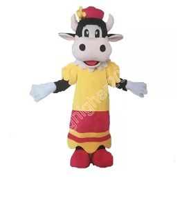 Vaca mascote traje halloween natal fantasia vestido de festa personagem dos desenhos animados terno carnaval unisex adultos outfit