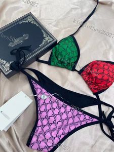 Designer-Luxus-Bikini-Badeanzüge für Damen, Strandbaden, zweiteiliges Set, Bikini-Badebekleidung, weibliche klassische Badebekleidung, Strand-Dreipunkt-Badeanzug, Marke im Großhandel