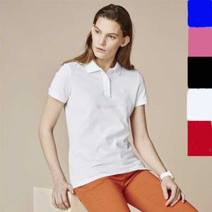 Krokodylowa koszula polo -Polo Kobiety z krótkim rękawem Casual Shirts Solid Polo Shirt Plus Camisa Polo Men Peru Lady Ubrania