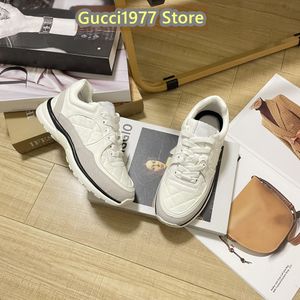 2023 Designer Sneakers Channel Women Shoes Classic Calfskin Sneakers CCity Sneaker Casual Style Suede Tweed Leather Trainers Lace-Up Sports Shoe Size 35-42