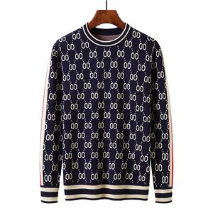 Brand crew neck sweater men's women's classic letters casual men autumn and winter warm sweaters soft knitted pullover