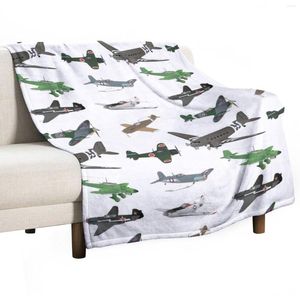 Blankets Multiple Airplanes Throw Blanket Sofas Of Decoration Thin